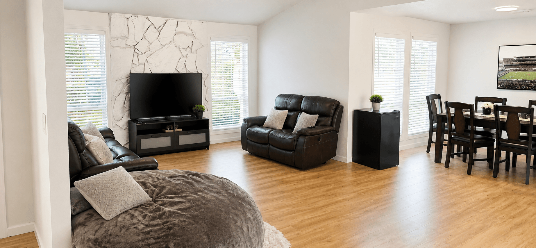 Living room at Shalom Adult Care Home